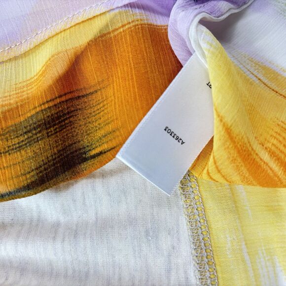 LOGO by Lori Goldstein Knit Tunic Top Mixed Media Hem Women's Plus 3X NWOT - Picture 9 of 16